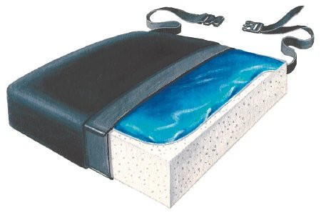 Skil-Care - Thin-Line - 751038 - Seat Cushion 16 W X D 1 - 1/2 H Inch Foam / Gel