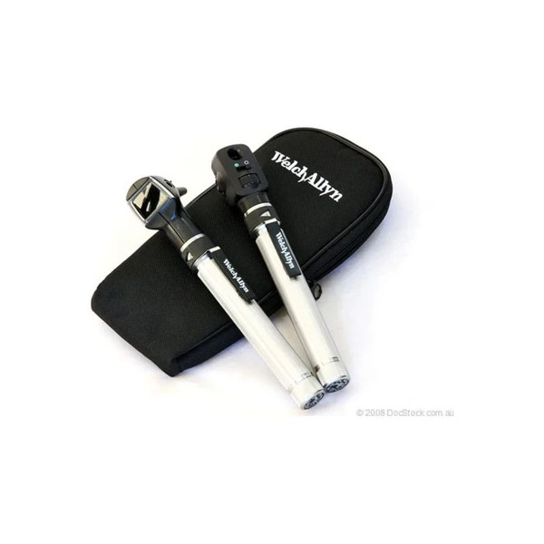 Welch Allyn - 92821 - Pocketscope Set Includes Ophthalmoscope, Otoscope/ Throat Illuminator, Aa Alkaline Battery Handles, Soft Case, No Charger