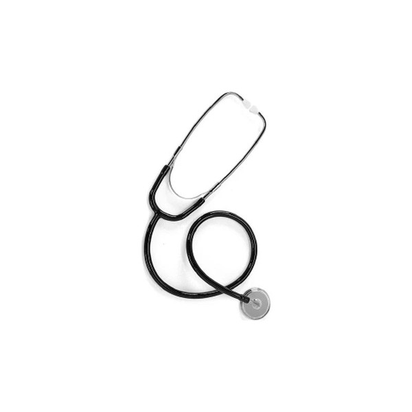 Welch Allyn - Arden-S1Bk - Bowles Stethoscope Black 1 - Tube 22 Inch Single Sided Chestpiece