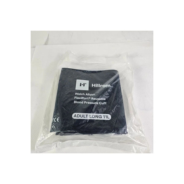 Welch Allyn - Flexiport - Reuse-11L-2Bvc - Reusable Blood Pressure Cuff And Bulb 25 To 34 Cm Arm Cloth Fabric Adult Long