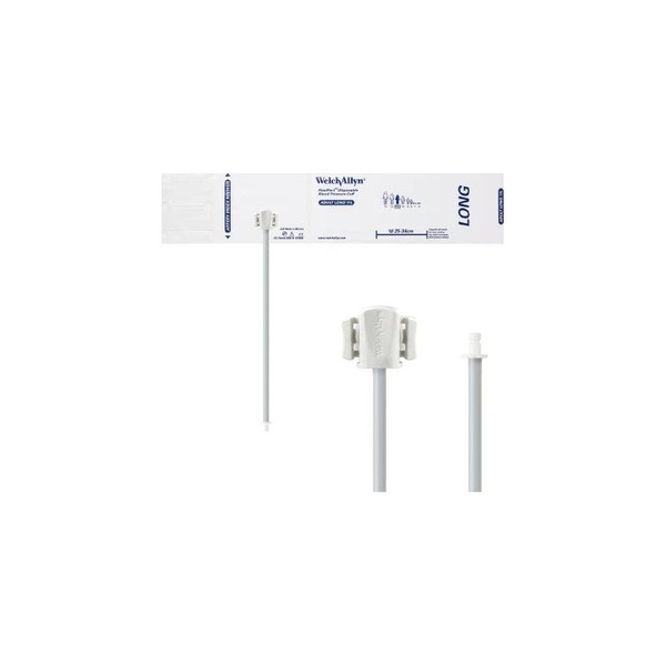 Welch Allyn - Flexiport - Soft-11L-1Hp - Single Patient Use Blood Pressure Cuff 25 To 34 Cm Arm Cloth Fabric Adult Long