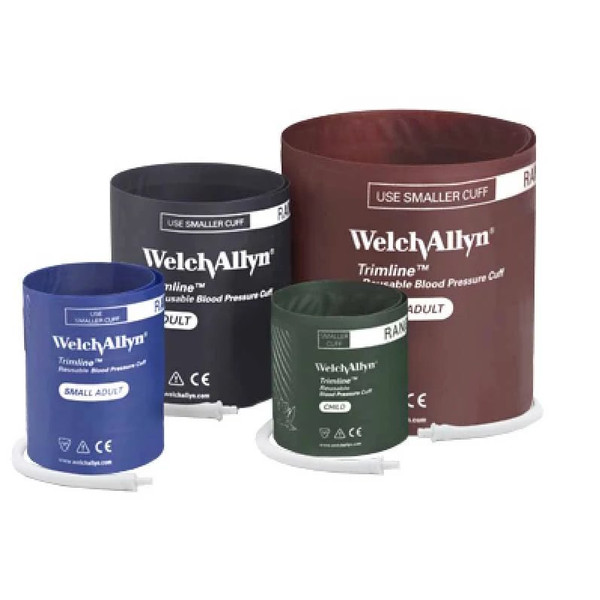 Welch Allyn - Trimline - 1903Xlsmq - Reusable Blood Pressure Cuff 27.5 To 36.5 Cm Arm Nylon Adult Long
