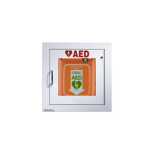 Zoll Medical - 50-00400-30 - Aed Cabinet Wall Mount Stainless Steel With Plastic Front 2 Keyed