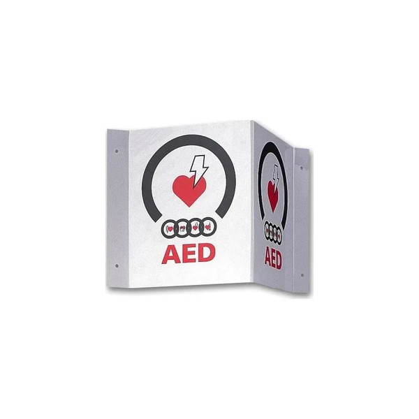 Zoll Medical - 9310-0738 - V - Shape Aed Wall Sign