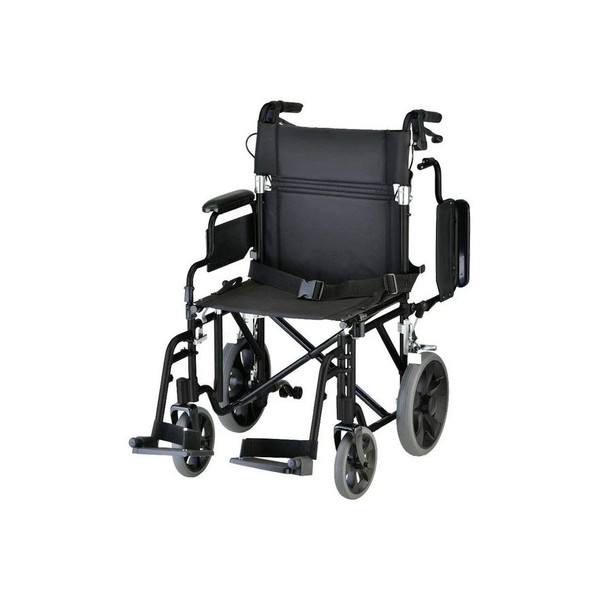 Drive Devilbiss Healthcare - 700-846 - Medical Transport Chair 19 Inch Seat Width Black
