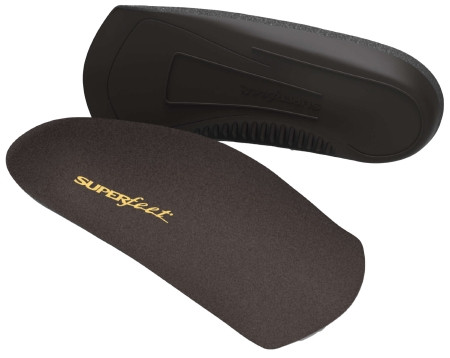 Superfeet - 86014 - Insole 3/4 Length Size G Microsuede / Foam Propolyene Male 13 - 1/2 To 15