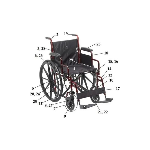 Drive Devilbiss Healthcare - Rtlreb-03 - Medical Foldingcanehingertlreb