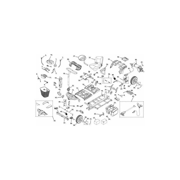 Drive Devilbiss Healthcare - Sflte-31 - Medical Rear Shroud, Sflte