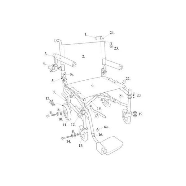 Drive Devilbiss Healthcare - Stds001013 - Medical Folding Cane Hindge Tr18,Ts19