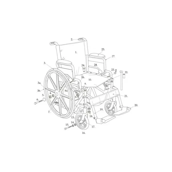 Drive Devilbiss Healthcare - Stds4S2212 - Medical Right Side Guard W/Hrdwr,Blue Streak