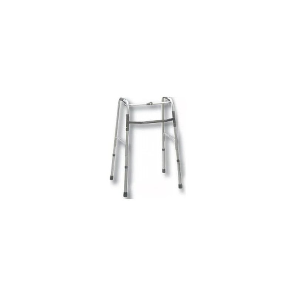 Fabrication Enterprises - 43-2100 - Folding 2 - Button Walker, Adult, No Wheels