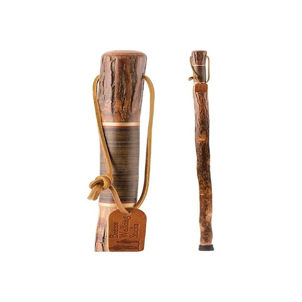 Mabis - Brazos Free Form - 602-3000-1171 - Walking Stick Wood 58 Inch Height Safari
