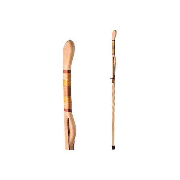Mabis - Brazos Twisted Safari - 602-3000-1143 - Walking Stick Wood 58 Inch Height Hickory