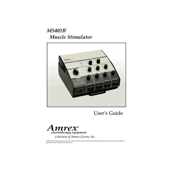 Amrex - 01-Ms401b - Ms401b Stimulator Bi Phasic And Mono Phasic Stimulator
