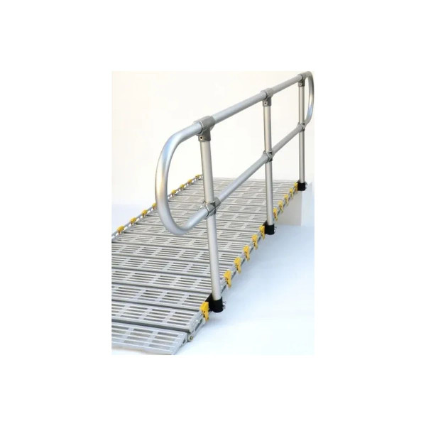 Roll-A-Ramp - 4040-14L - Aluminum Handrail Loop Ends, 16' Fits Length: Ramps