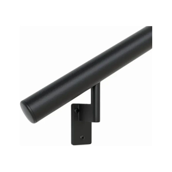 Roll-A-Ramp - 4040-17L - Anodized Aluminum Handrails - Style 2 Loop Ends (Rails Have Rounded End - Approx ) Also Available With On One Of Handrail Only - Ask For Details W/ Ends.Fits Length