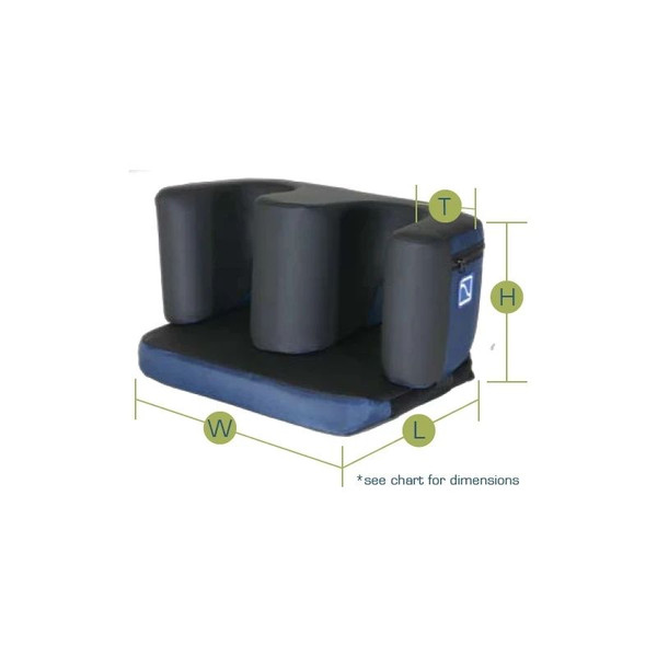 The Comfort - Foot Double Tall - Ftdt-24 - Wheelchair Cushion For