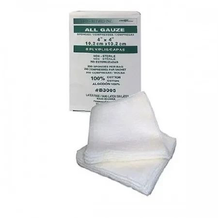 Amd Ritmed - B3005 - Gauze 4x4x8p Ns 200/Bx 20bx/Cs - Case/4000