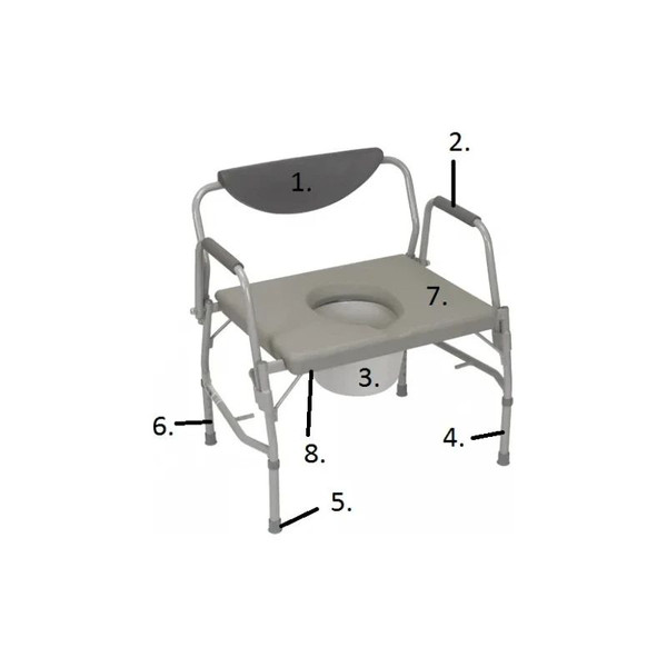 Drive Devilbiss Healthcare - 11135B - Medical Back Support Only,11135