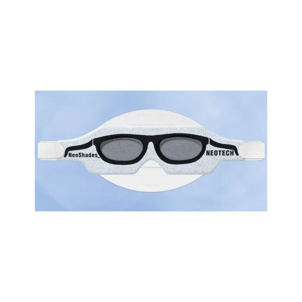 Neotech Products - N729 - Phototherapy Eye Shields - Neoshades With Headstrap - Box/50
