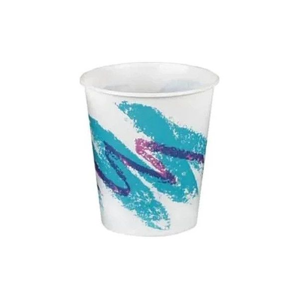 Tidi Products - Custom Comfort - 9240 - Infused Wax Paper Cup, Jazz Print - Case/50