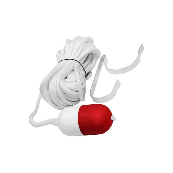 Kemp - 10-222-75 - Throw Rope With Float And Ring Buoy Holder - Each