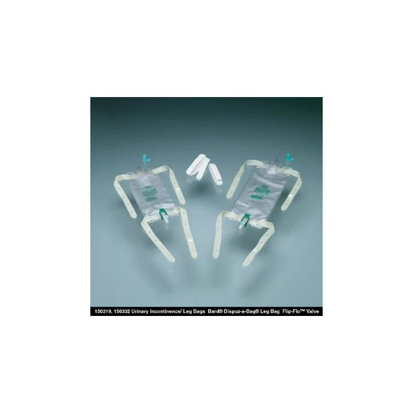 Bard Rochester - Dispoz-A-Bag - 150419 - Urinary Leg Anti - Reflux Valve Sterile 19 Oz Vinyl - Box/4