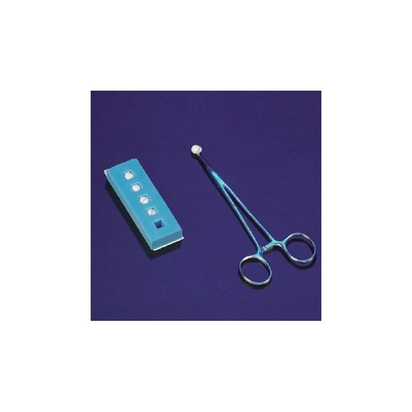 Deroyal - 30-202 - Surgical Cherry Dissector Sponge X - Ray Detectable Gauze 1/4 Inch Diameter 5 Count Foam Holder Sterile - Case/200