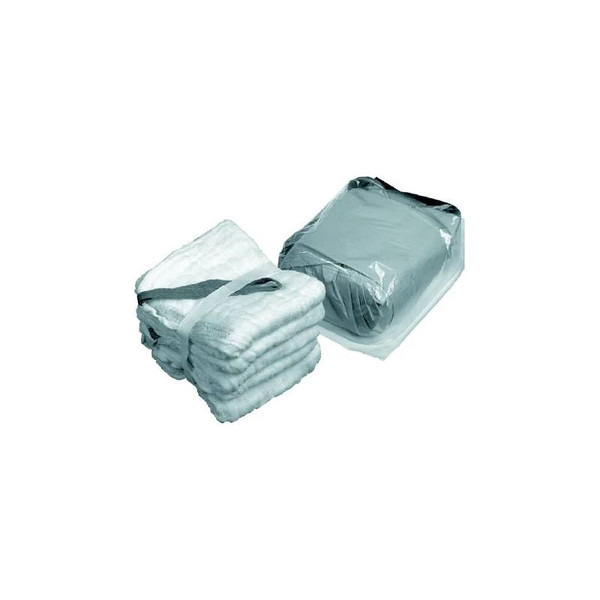 Medical Action Industries - 411 - Surgical Laparotomy Sponge X - Ray Detectable Cotton 12 Inch 5 Count Pouch Sterile - Case/40