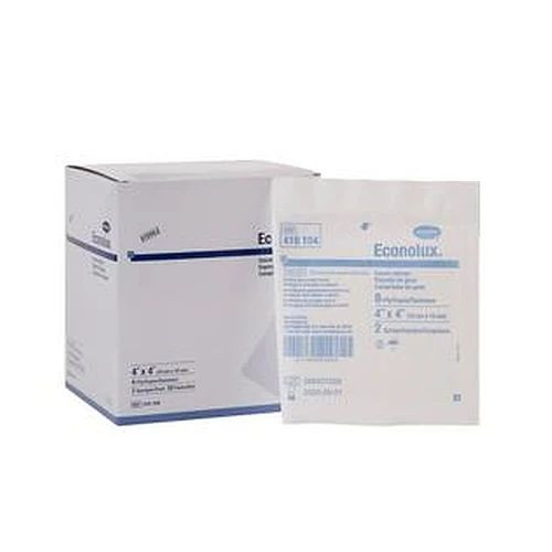 Hartmann - 416104 - Econolux Gauze Sponge, Sterile 2'S, 8 - Ply, 4" X Replaces Ev1 - Box/50