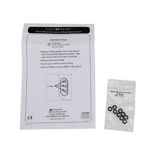 Fabrication Enterprises - Game Ready - 13-2612 - Panel Mount Replacement O - Rings (Includes 9 Rings)
