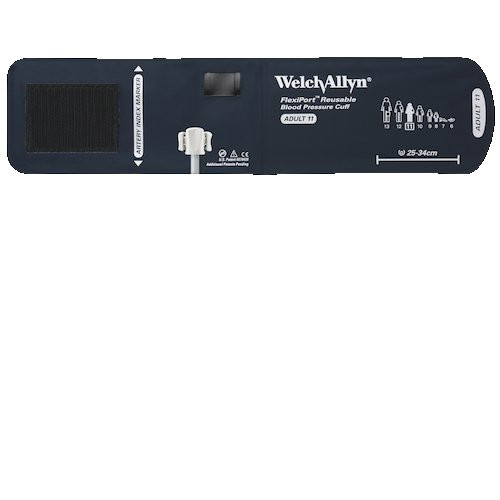 Vyaire Medical - Smiths - 101/856/070 - Welch Allyn Reuse111Sc Flexiport Blood Pressure Cuff Size 11 Adult Reusable 1Tube Male Screw - Bx//20