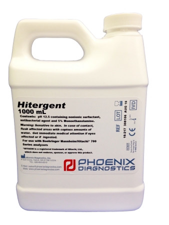 Phoenix Diagnostics - Hitergent - 16217 - Detergent, F/Hitachi700 Insr 1L D/S - Each