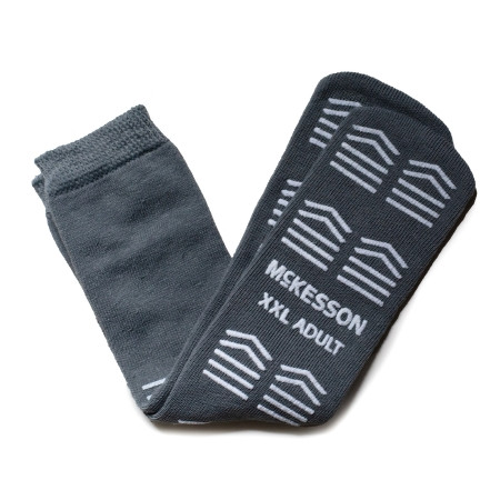 Mckesson - 16xxl3800d - Slipper Terry Dbl Imprinted Gry Adlt 2xlg - Case/48