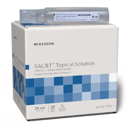 Mckesson - 1723 - Saline, Sol Saljet 30Ml - Box/20
