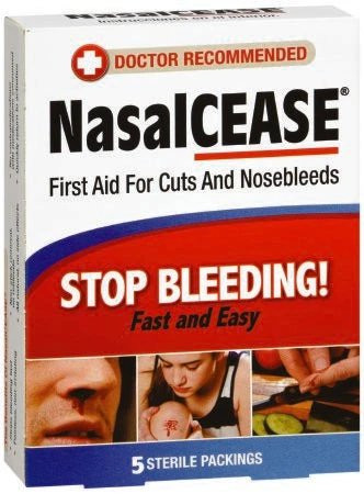 Catalina Healthcare - Nasalcease - 18436900000 - Stop Nosebleeds Packing Sheets - Box/5