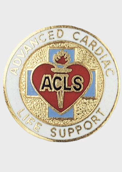 Prestige Medical - 2080 - Cloisonn&Eacute; Emblem Pins - Advanced Cardiac Life Support - Each