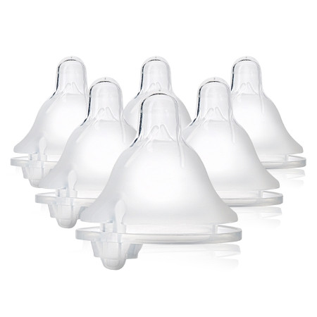 Midway Importing Inc. - Evenflo Feeding Balance + Wide Neck - 2146211 - Nipple, Balance+Medflow Sil - Case/12