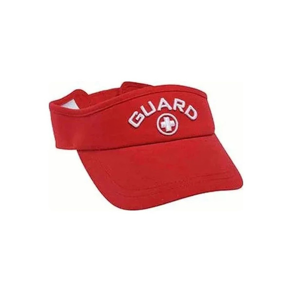 Kemp - 18-005-Nvy - Visor With Embroidered Lifeguard And Cross Logo