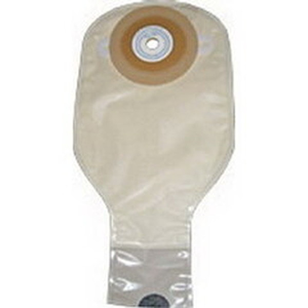 Nu-Hope - 40-7209-C - One-Piece Post-Op Precut Convex Adult Drainable Pouch With Nu-Comfort Barrier And Closure Clamp 1-1/8" Round, 11" L X 5-3/4" W, 3-1/2" Adhesive Foam Pad, 24 Oz., Odor-Proof - Box/10