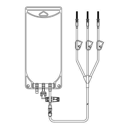 Mckesson - 41964120 - Bag, Eva Gravity 3leg 1000ml - Case/50