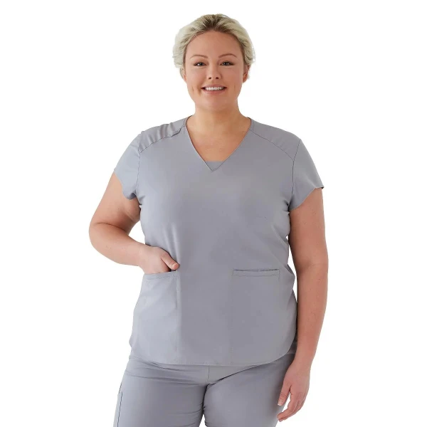 Medline - 4805gryxxl - Top,Scrub,Ave,Wmn,Monroe,Gry,2xl - Each