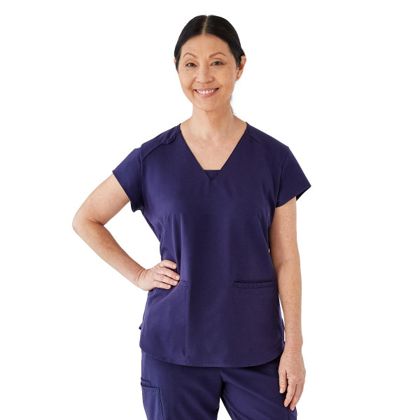 Medline - 4805nvyxs - Top,Scrub,Ave,Wmn,Monroe,Nvy,Xs - Each
