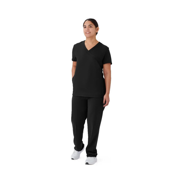 Medline - 4865blkxs - Top, Scrub, Ave, Wmn, Staten, Blk, Xs - Each