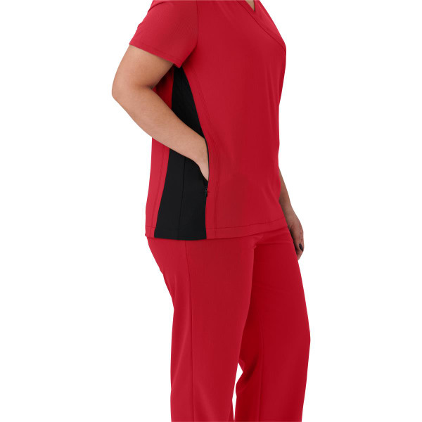 Medline - 4865redm - Top, Scrub, Ave, Wmn, Staten, Red, M - Each