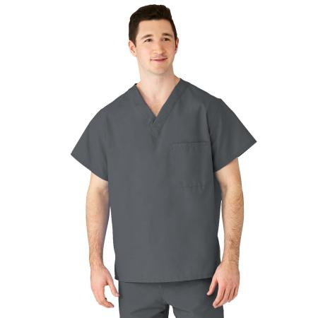Medline - 610nccxxl-Cm - Top,Scrub,Rev,A-Stat,Charcoal,Mdl-Cc,2xl - Each