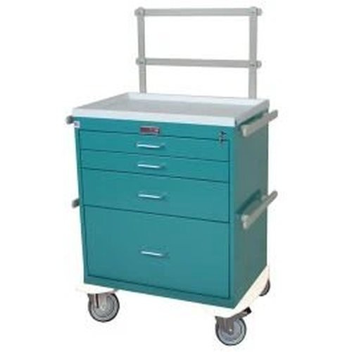 Harloff Mfg. Co. - 6351 - Cart, Anes Specialty Pkg 4drwrshrt Bge - Each