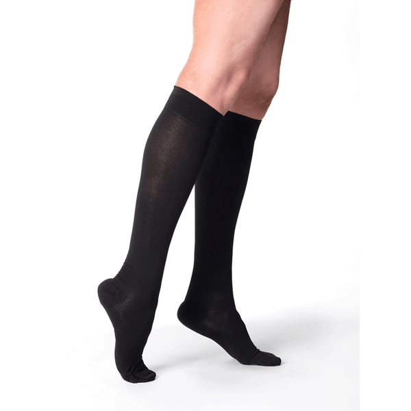 Sigvaris - Cotton Women's Knee High w/ Silicone Band Grip Top - 30-40 mmHg