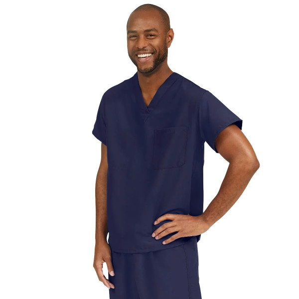 Medline - 810nnt4xl-Cm - Top,Scrub,Rev,Pmax,Navy,Mdl-Cc,4xl - Each