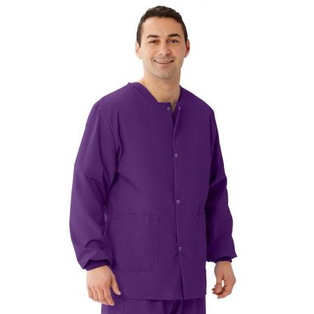 Medline - 849nrpxxxl - Jacket,Scrub,Reg Purple,Unisex,3xl - Each